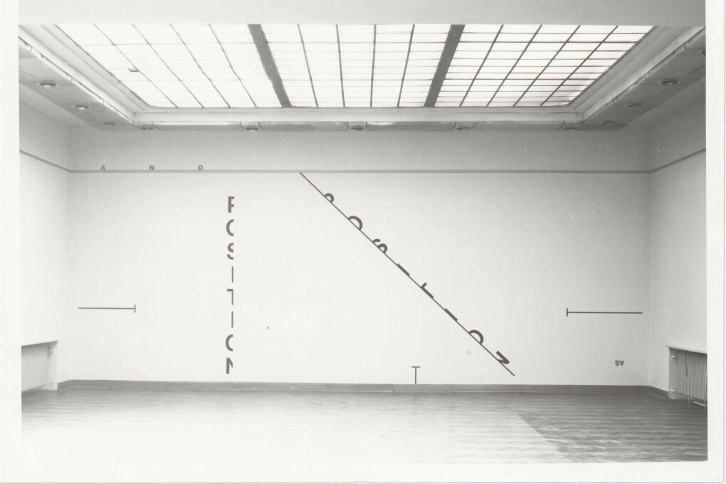 Peter Downsborough – současné práce v prostoru, knihy, kresby, grafika